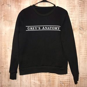 greys anatomy crew neck